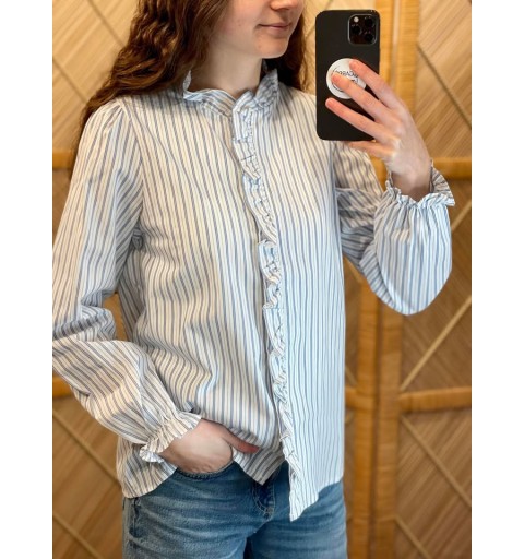 CHEMISE EULALIE - BLEU