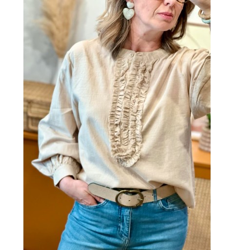 BLOUSE ISOLA - BEIGE