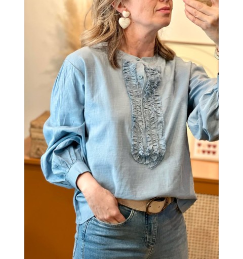 BLOUSE ISOLA - BLEU