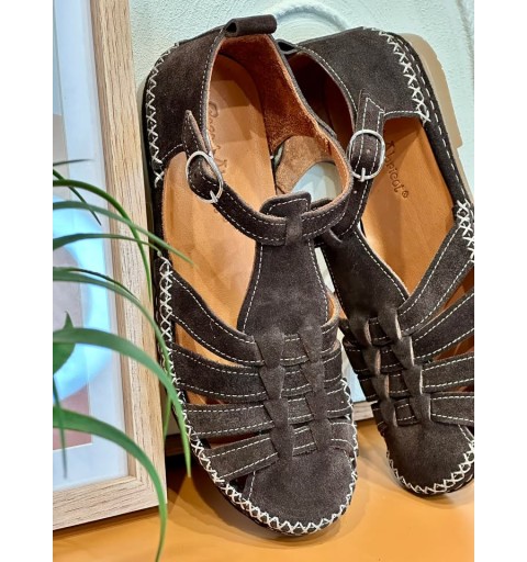 SANDALES MUSIGNY - MARRON/BRUN