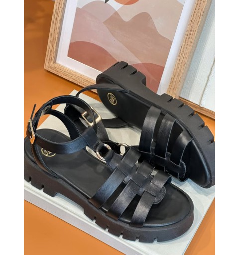 SANDALES SADI - NOIR