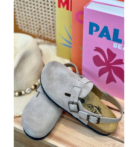 SABOTS A BRIDE BEIGE