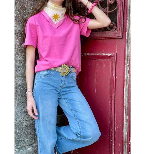 TEE SHIRT RIA - ORCHIDEE