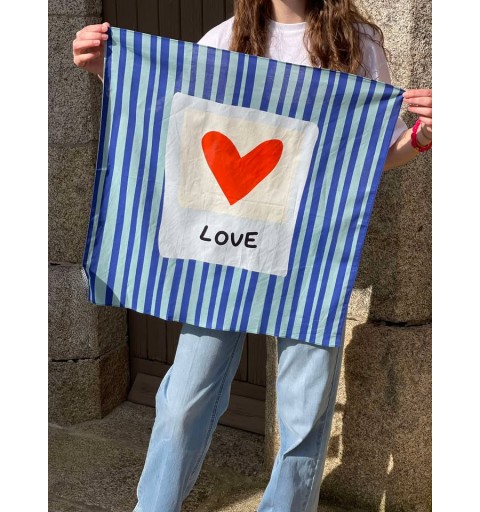 FOULARD JOLANDA - BLEU