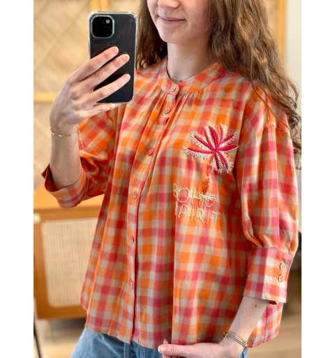 CHEMISE SIMONE - CARREAUX