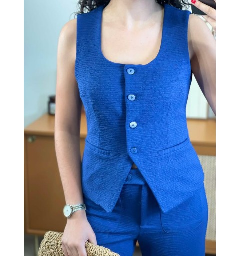 GILET KATE LUMINA - BLEU